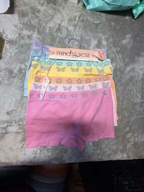 Princess Rose Girls Seamless Boyshorts Underwear 7-Pack